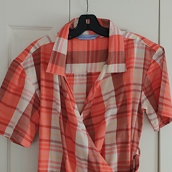 Kenyan Cotton Summer Wrap Dress - Picture 4 of 11